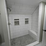 bathroom shower stall remodel
